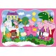 132586 Peppa pig cu prietenii imagine comestibila din vafa 30x20cm